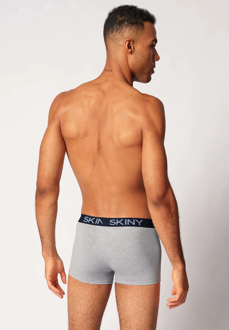 Cotton Multipack Trunks 2 pack | greyblue selection 086835-082062