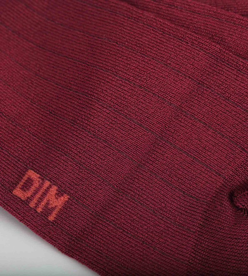 Rippstrick-Socken für Damen aus satinierter Baumwolle Dahlia Dim Mode
