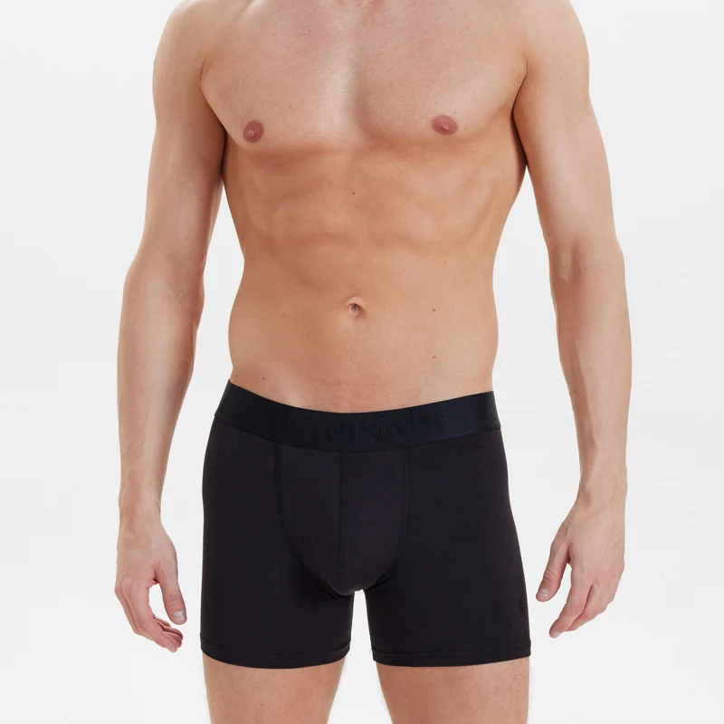 3er-Pack Schwarze Bambus-Unterhosen