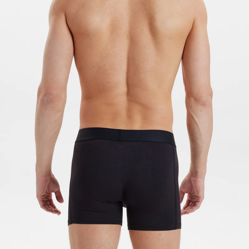 3er-Pack Schwarze Bambus-Unterhosen