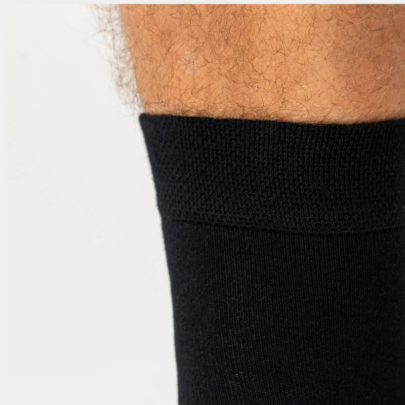 5er Pack Schwarze Bambussocken (Low Cut)