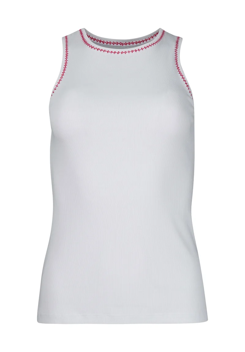 Rib Tops Tank top | whitered 087848-08A393