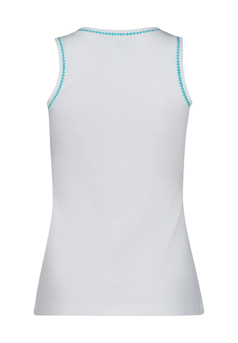 Rib Tops Tank top | whiteaqua 087848-08A392