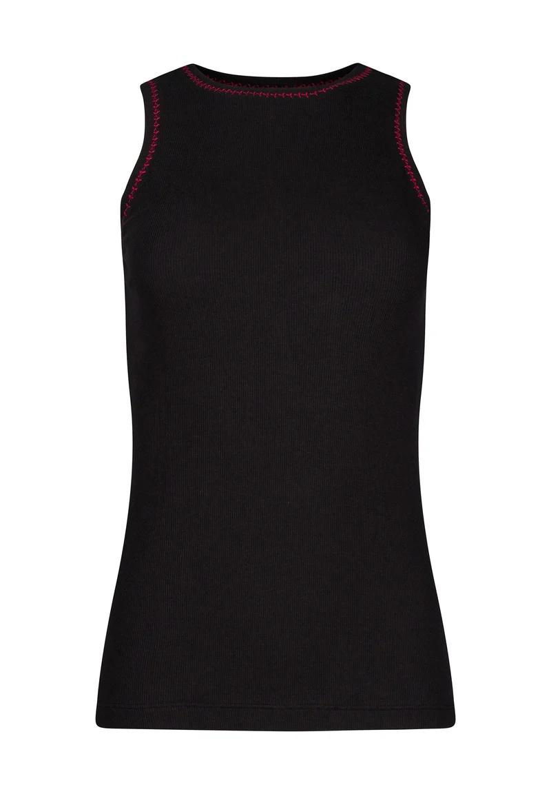 Rib Tops Tank top | blackred 087848-08A394