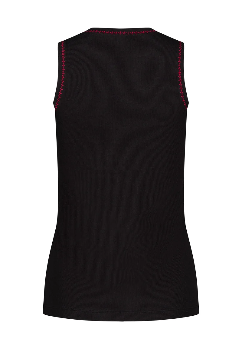 Rib Tops Tank top | blackred 087848-08A394