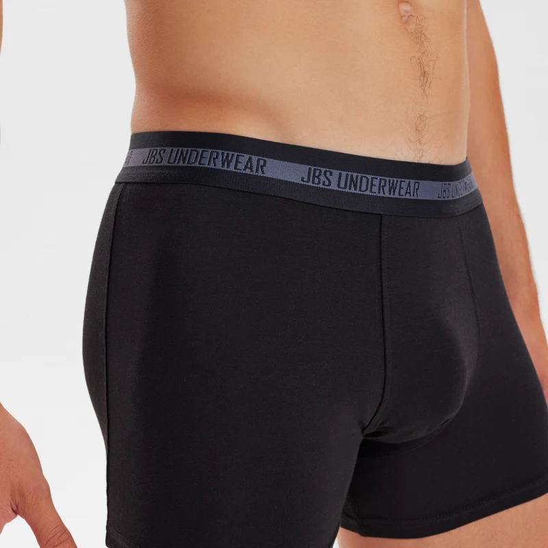 6er Pack Schwarze Bambus-Unterhosen