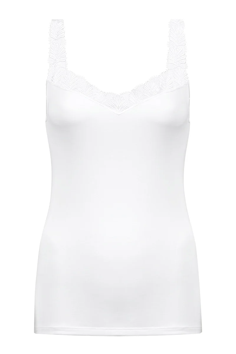 Tank-Top mit Spitzenträgern, EMOTION ELEGANCE