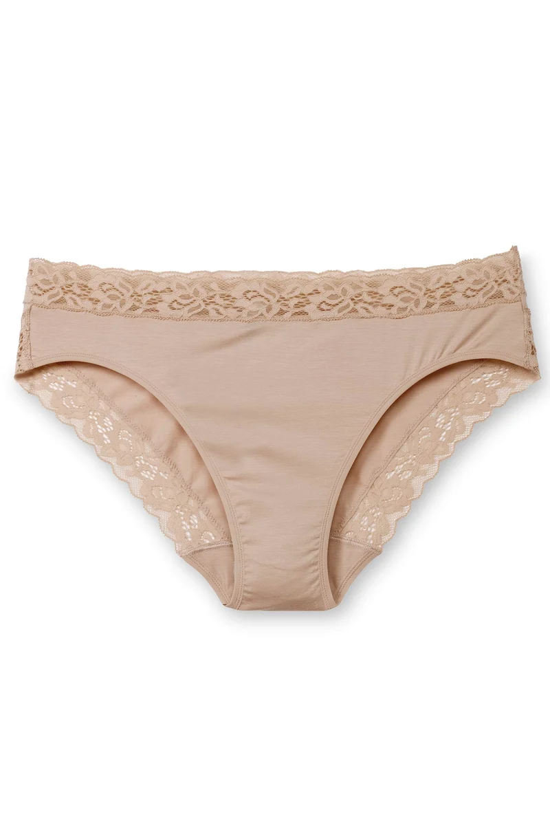Slip, regular cut, NATURAL COMFORT LACE