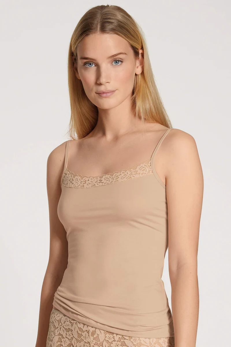 Spaghetti-Top NATURAL COMFORT LACE