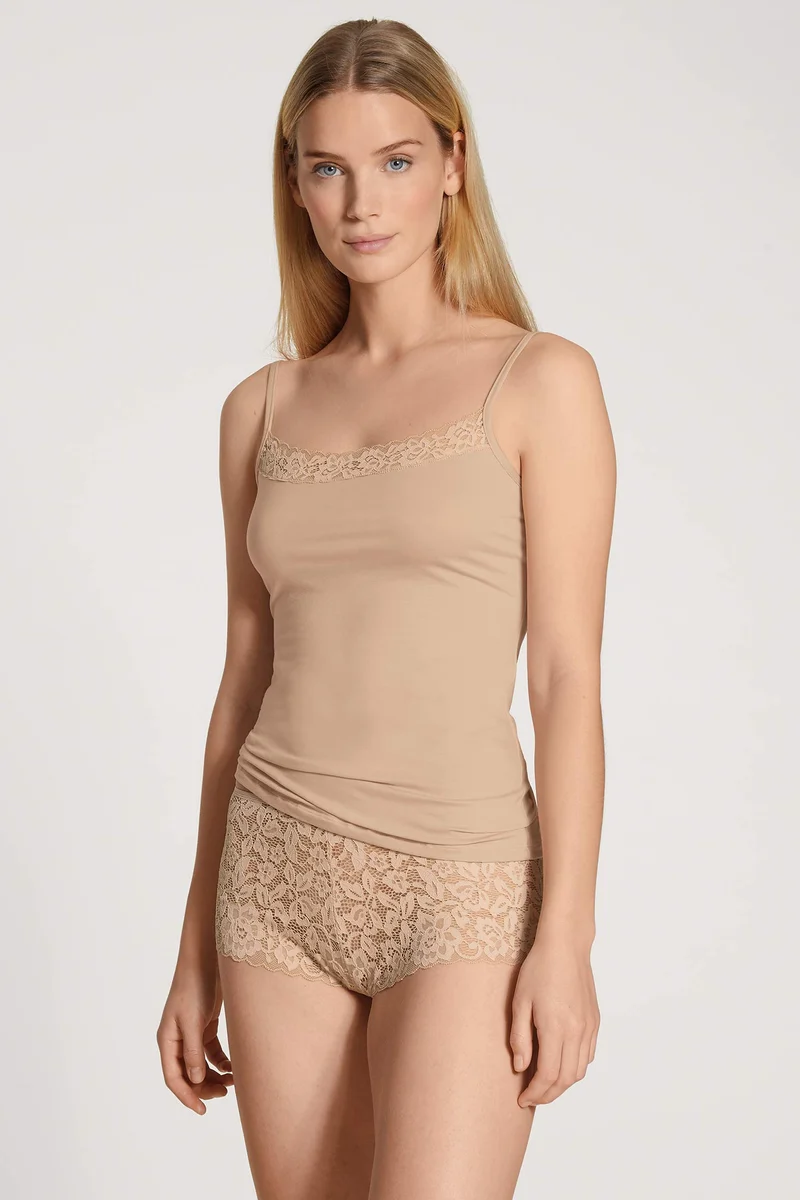 Spaghetti-Top NATURAL COMFORT LACE