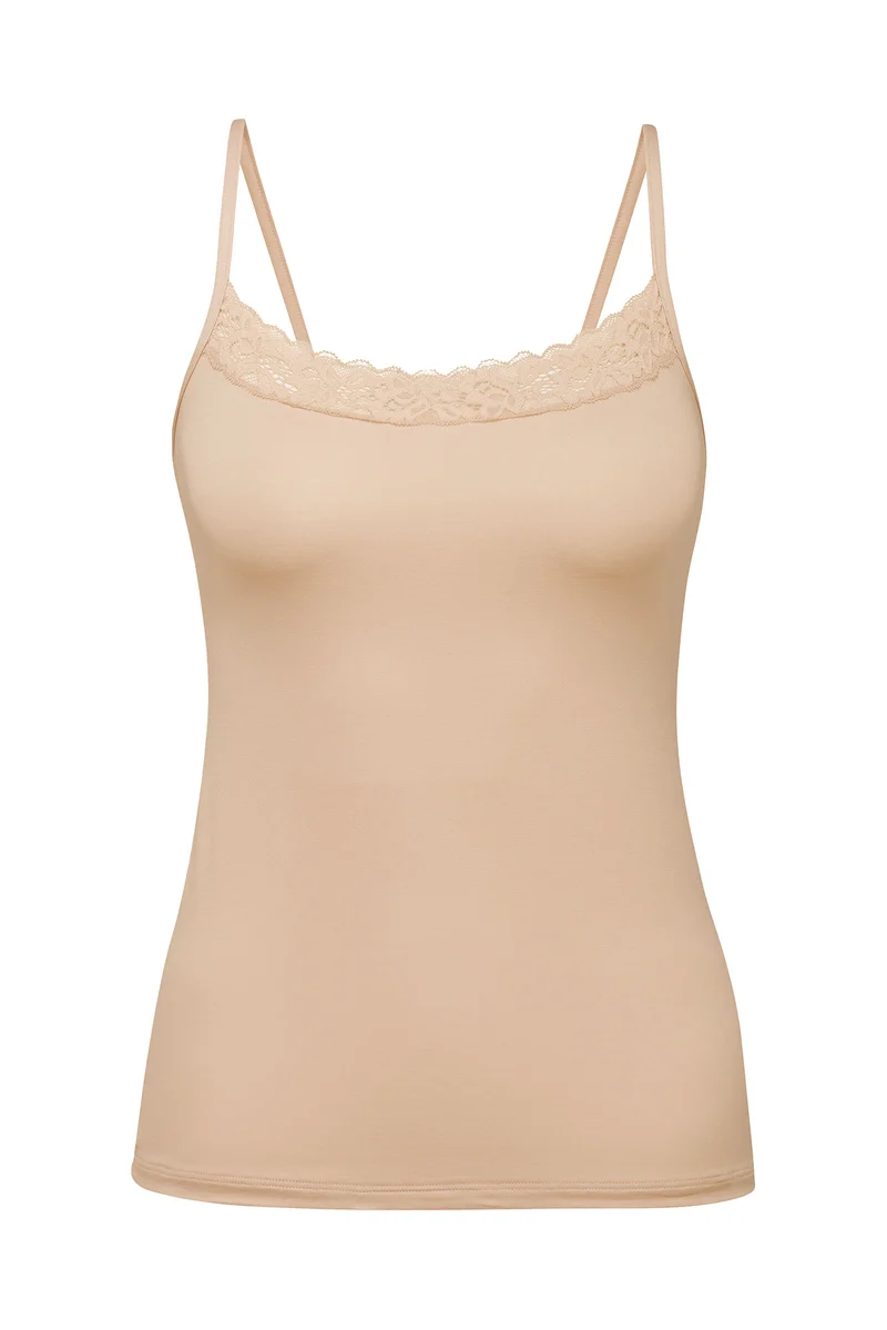 Spaghetti-Top NATURAL COMFORT LACE