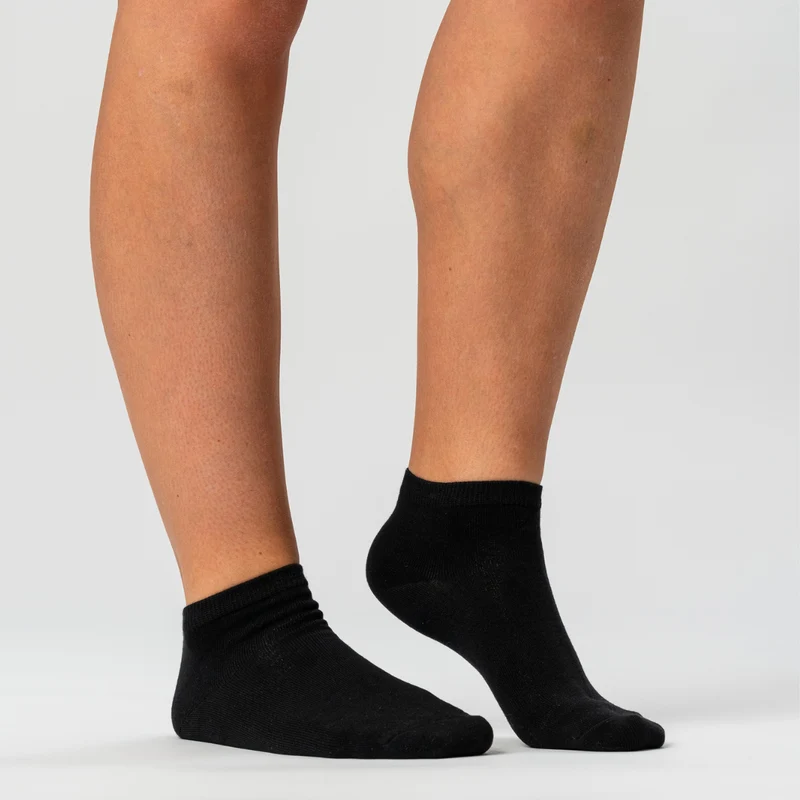 5er Pack Schwarze Bambus-Socken