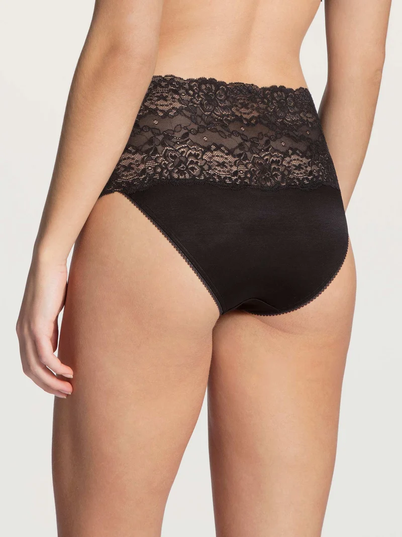 Slip mit Spitzenbund, High Waist, SENSUAL SECRETS