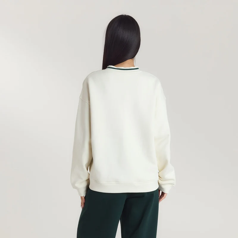 Lounge Living V-Neck Jumper - Cream