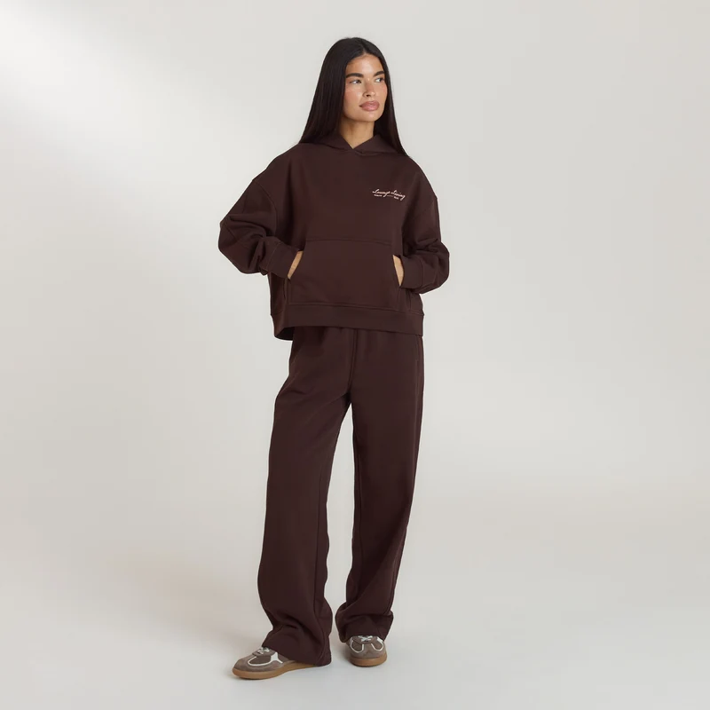 Lounge Living Hoodie - Chocolate