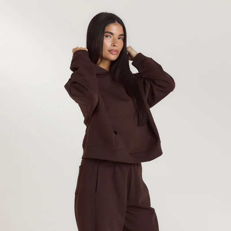 Lounge Living Hoodie - Chocolate