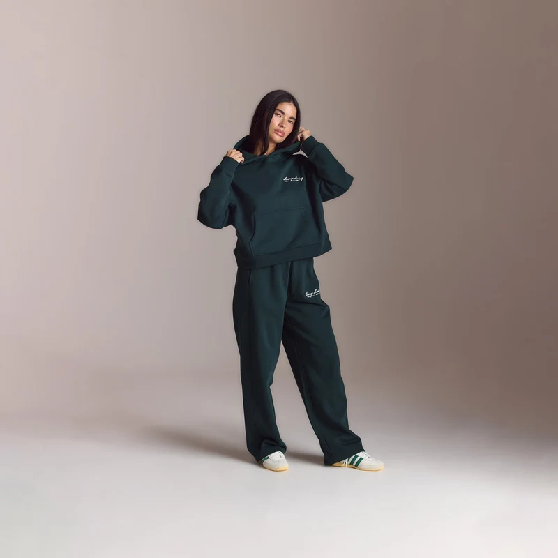 Lounge Living Hoodie - Forest Green