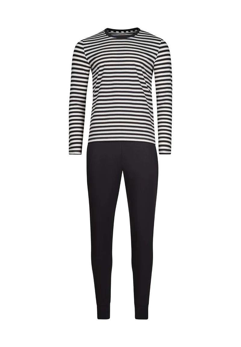 Slumberline Pyjama long | yingyang stripes 087000-08S917