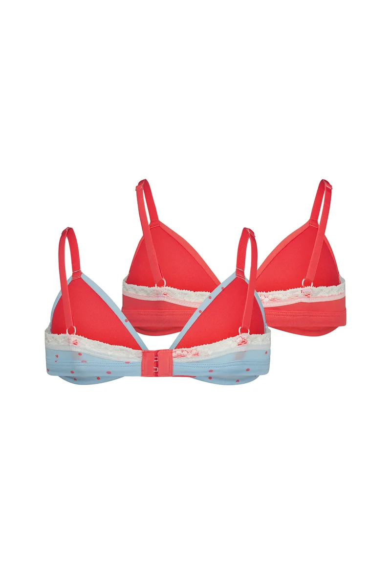 CottonLace Multipack Girls padded triangle 2 pack | heartedots selection 030004-08S849