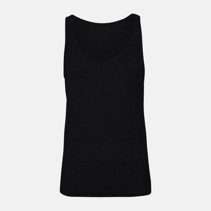 Schwarzes Bambus-Tanktop mit breiten Trägern