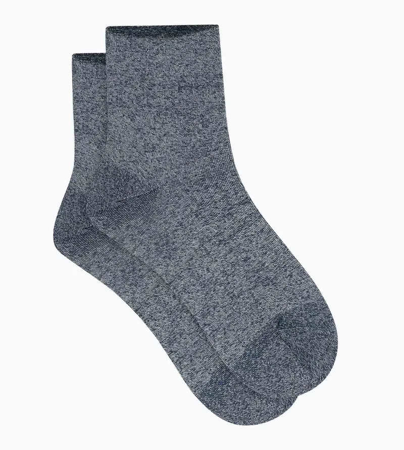Damen-Socken aus Lurex Marine Dim Mode