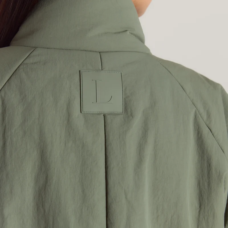 Cocoon Puffer Coat - Sage
