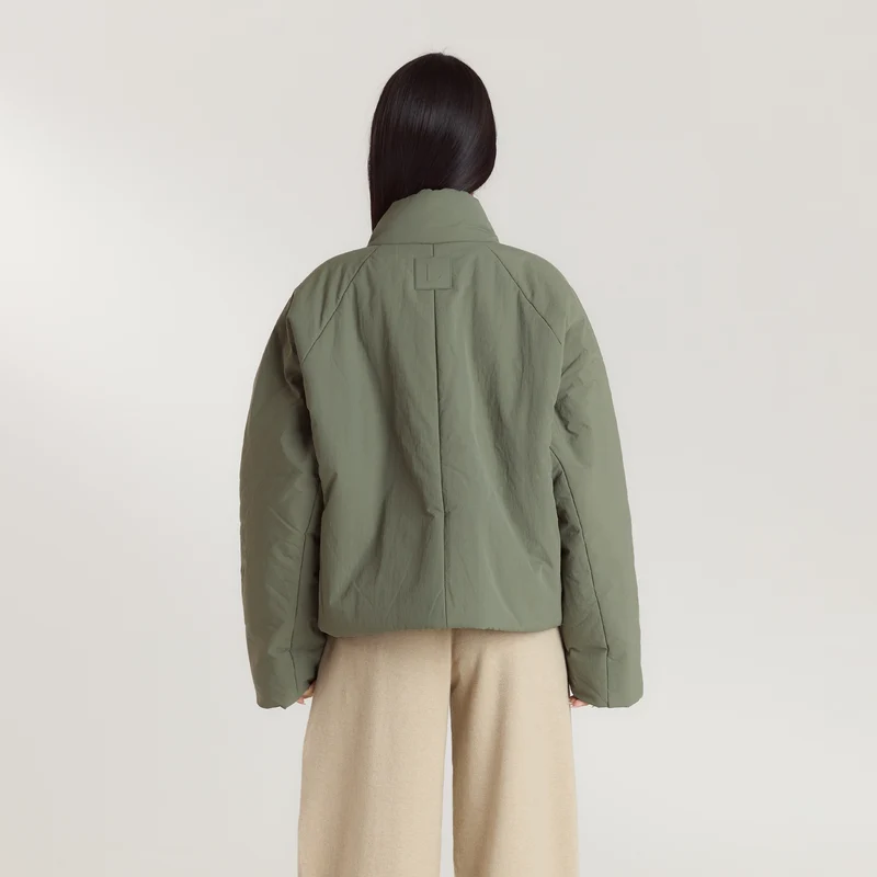 Cocoon Puffer Coat - Sage