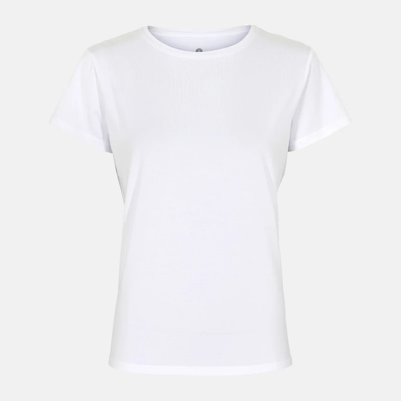 Weißes Bambus-T-Shirt