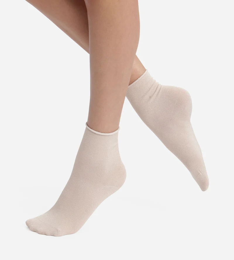 Damensocken aus Lurex Ébène von Dim Mode