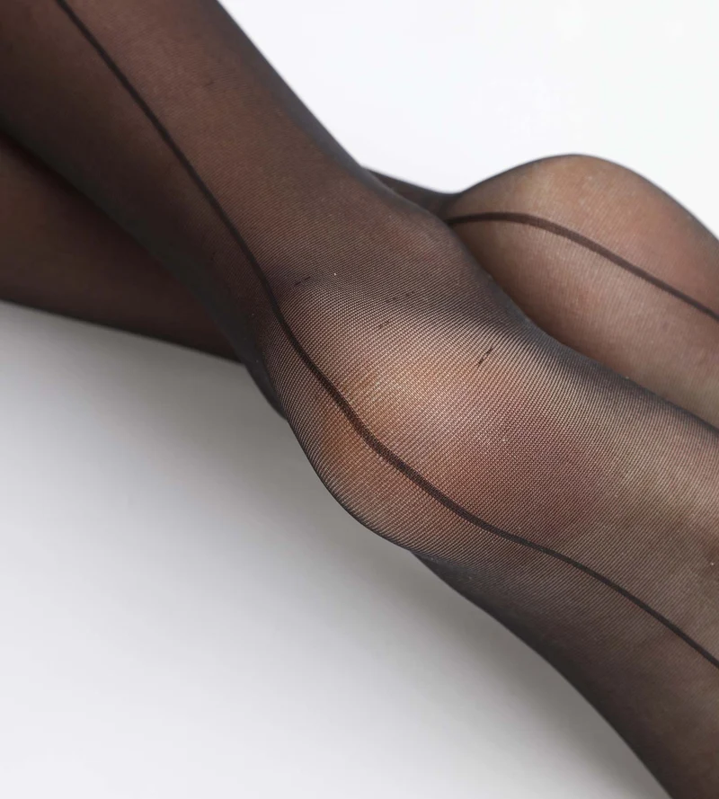 Transparente Damenstrumpfhose Schwarz Dim Style