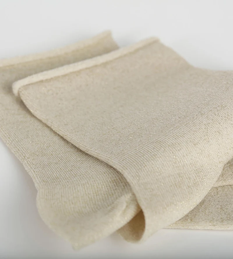 Damen-Socken aus Lurex Beige Dim Mode