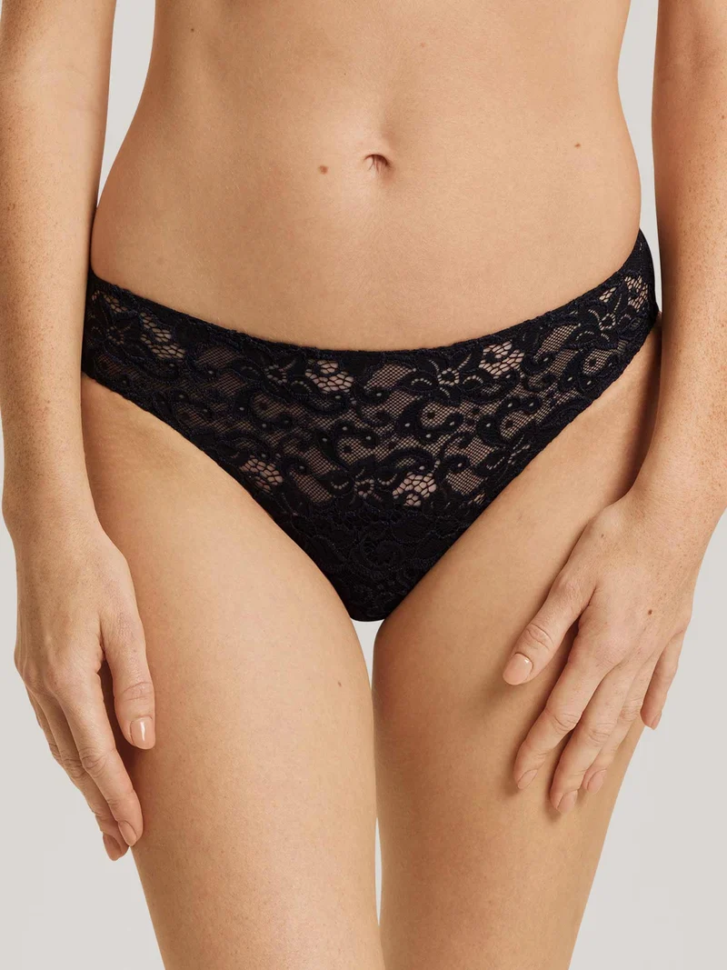 Mini-Briefs, Mini-Slip mit Vorderseite aus Spitze MOMENTS