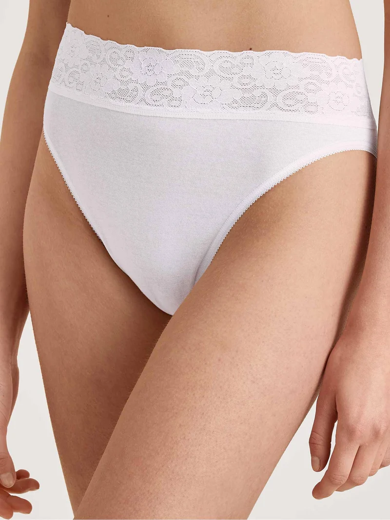 Jazzpant mit Lycra-Spitzenbund, ICONICS LYCRASPITZE
