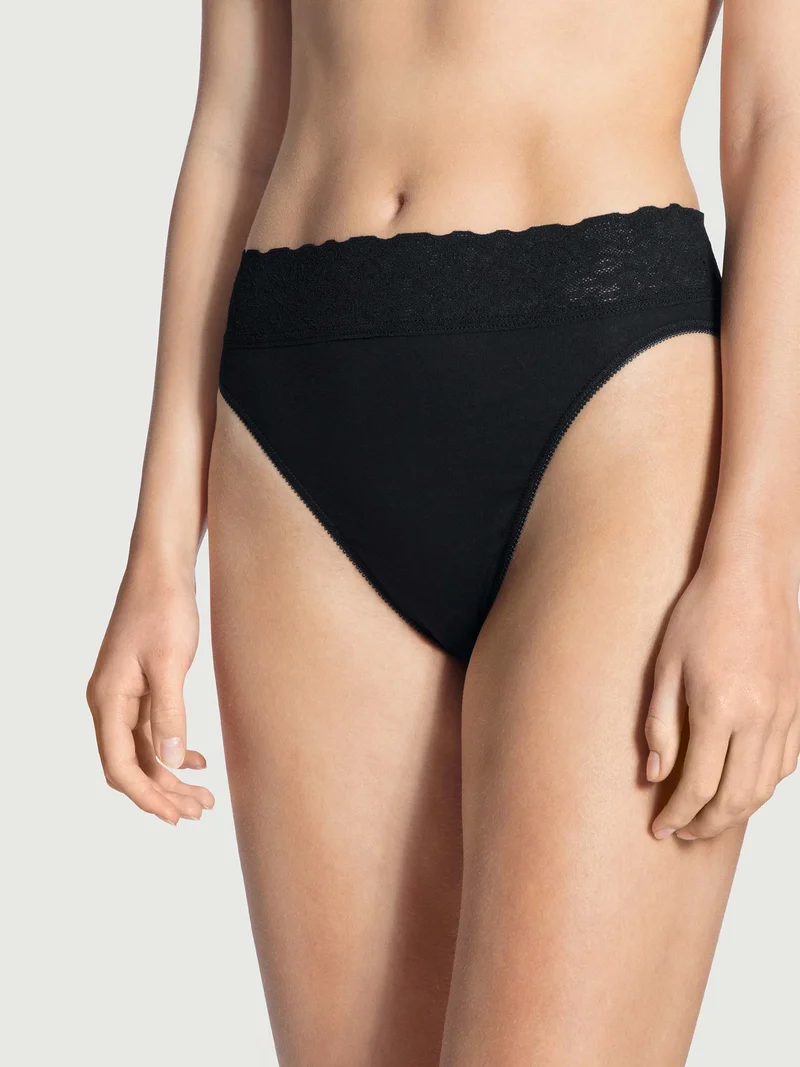 Jazzpant mit Lycra-Spitzenbund, ICONICS LYCRASPITZE