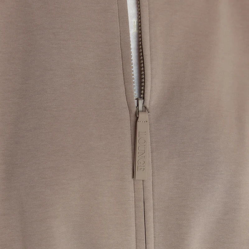 Neoprene Bomber Jacket - Taupe