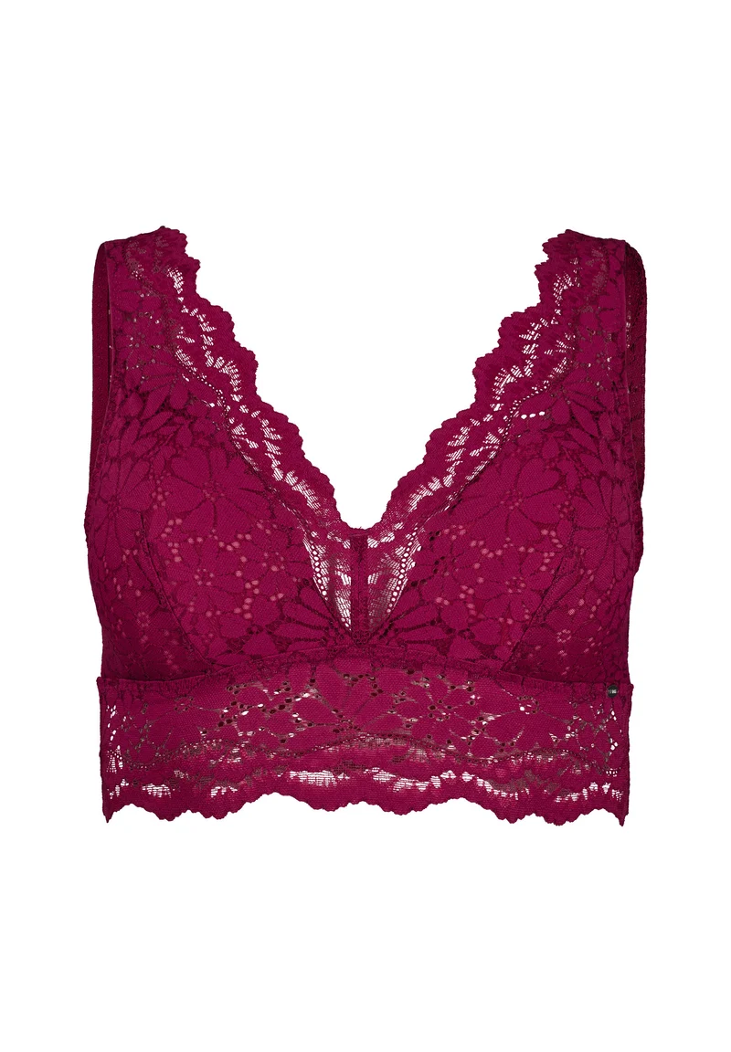 Wonderfulace Crop top remov. pads | beet red 082902-08S770
