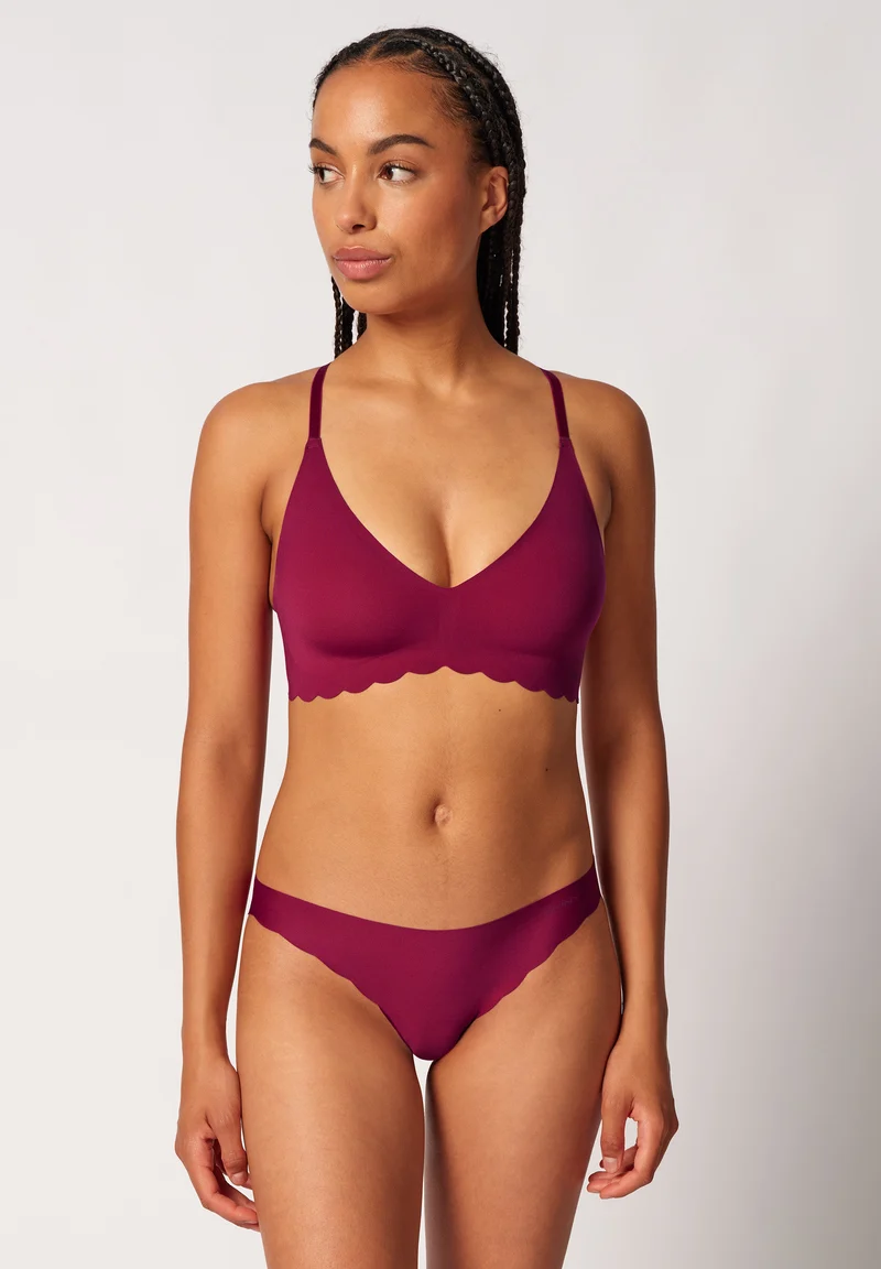 Micro Essentials Soft bra remov. pads | beet red 081474-08S770