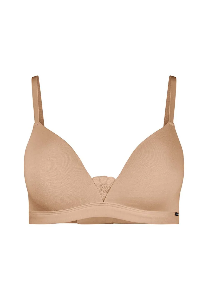 CottonLace Essentials Padded triangle bra | skin 080599-089622
