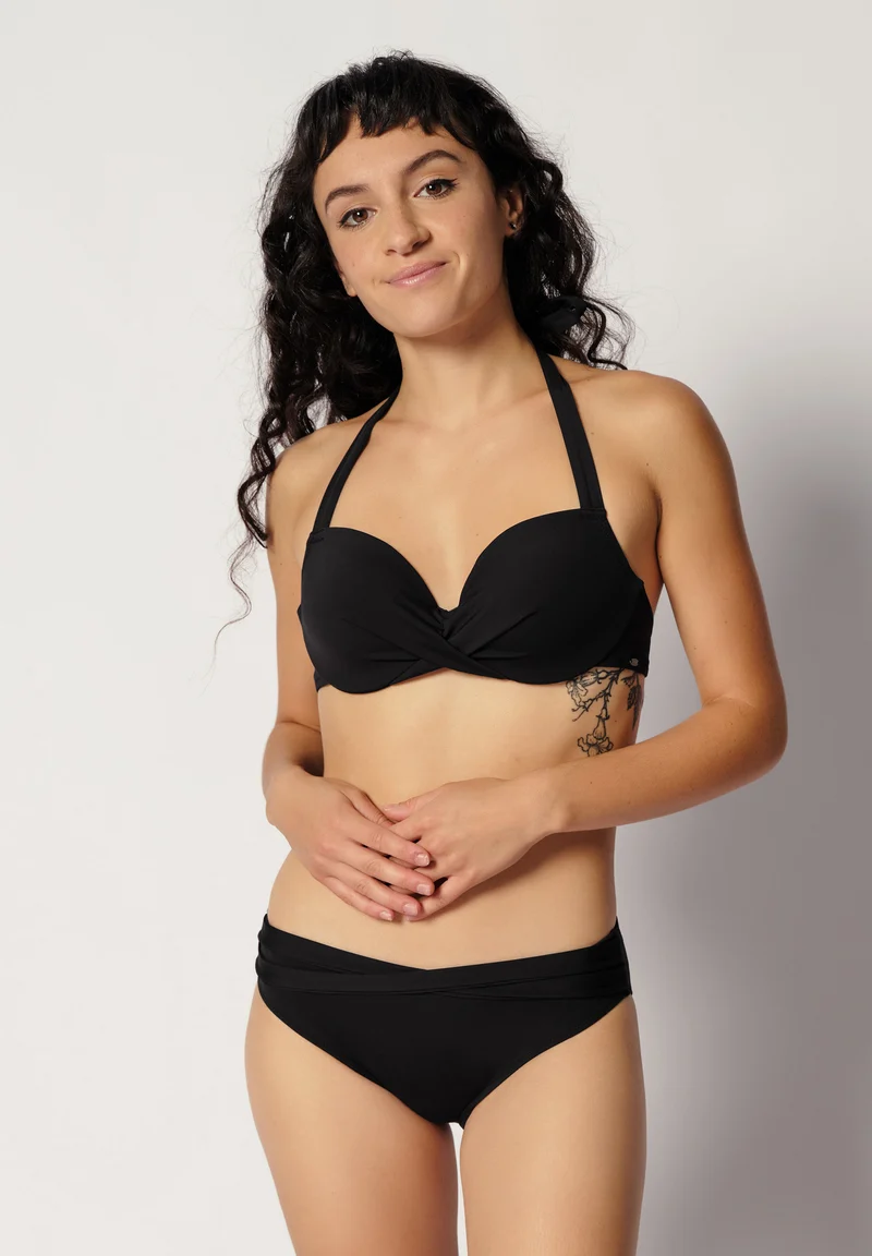 Oceanicrossing Padded bikini top | black 081724-087665