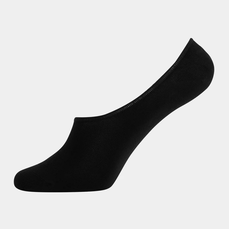 5er-Pack Schwarze Bambus-Füßlinge zum Anziehen