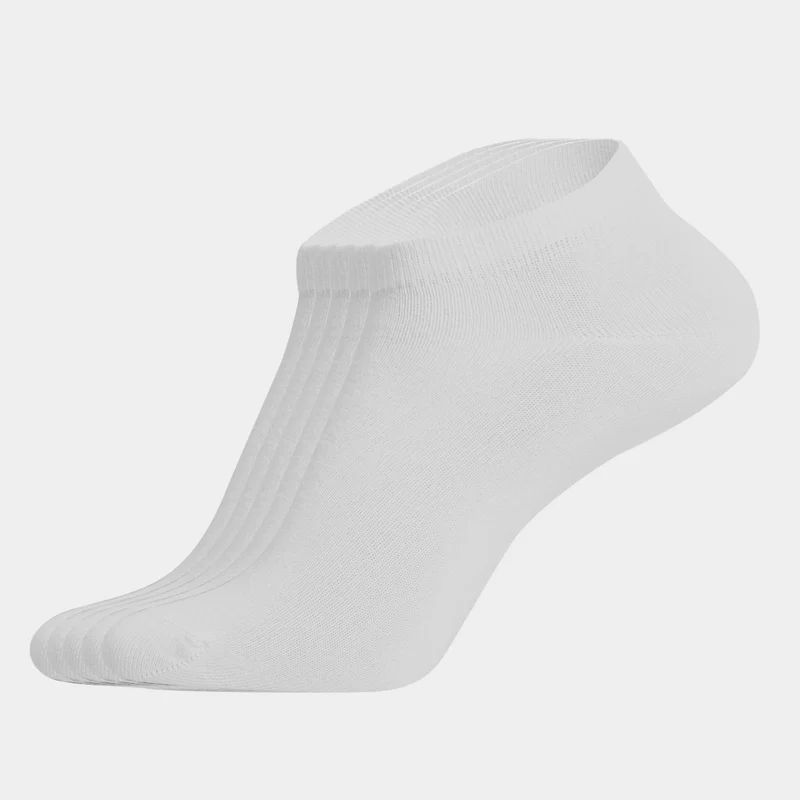 5er-Pack weiße Bambus-Socken