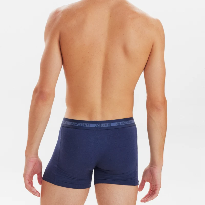 3er-Pack Bambus-Unterhosen in schwarz/navy/grau