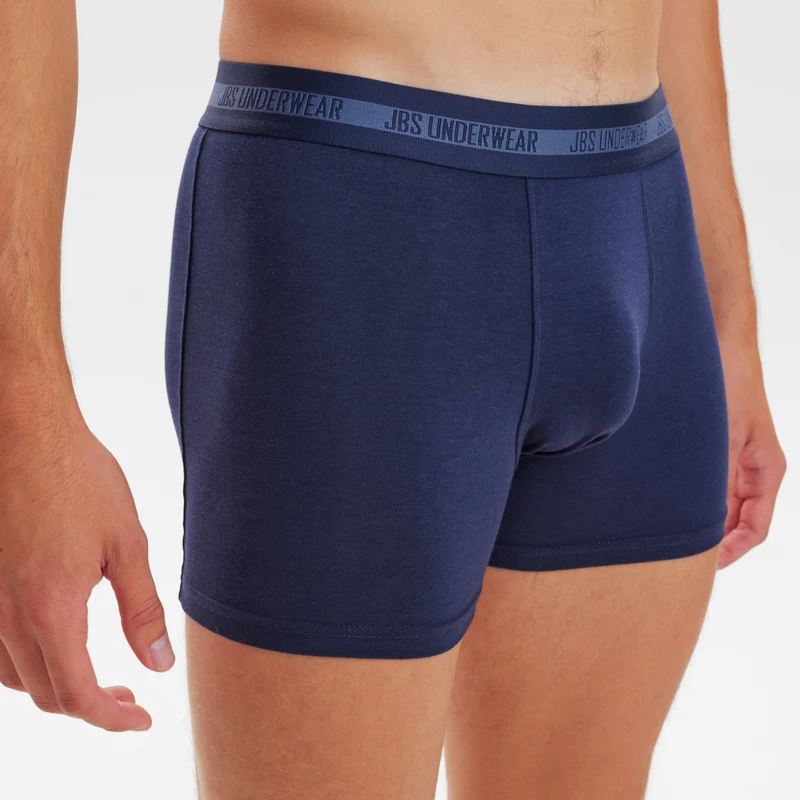 3er-Pack Bambus-Unterhosen in schwarz/navy/grau