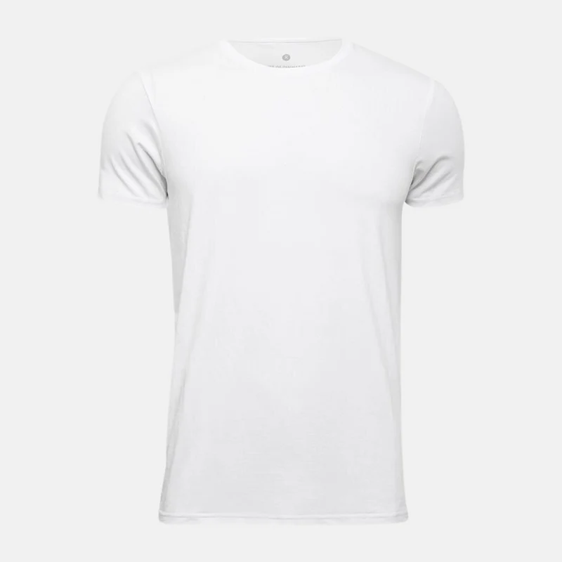 Weißes Bambus-T-Shirt