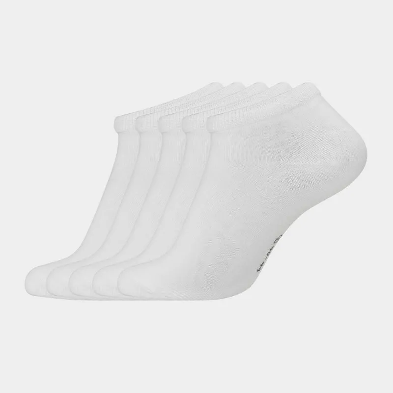 5er-Pack weiße Bambus-Socken