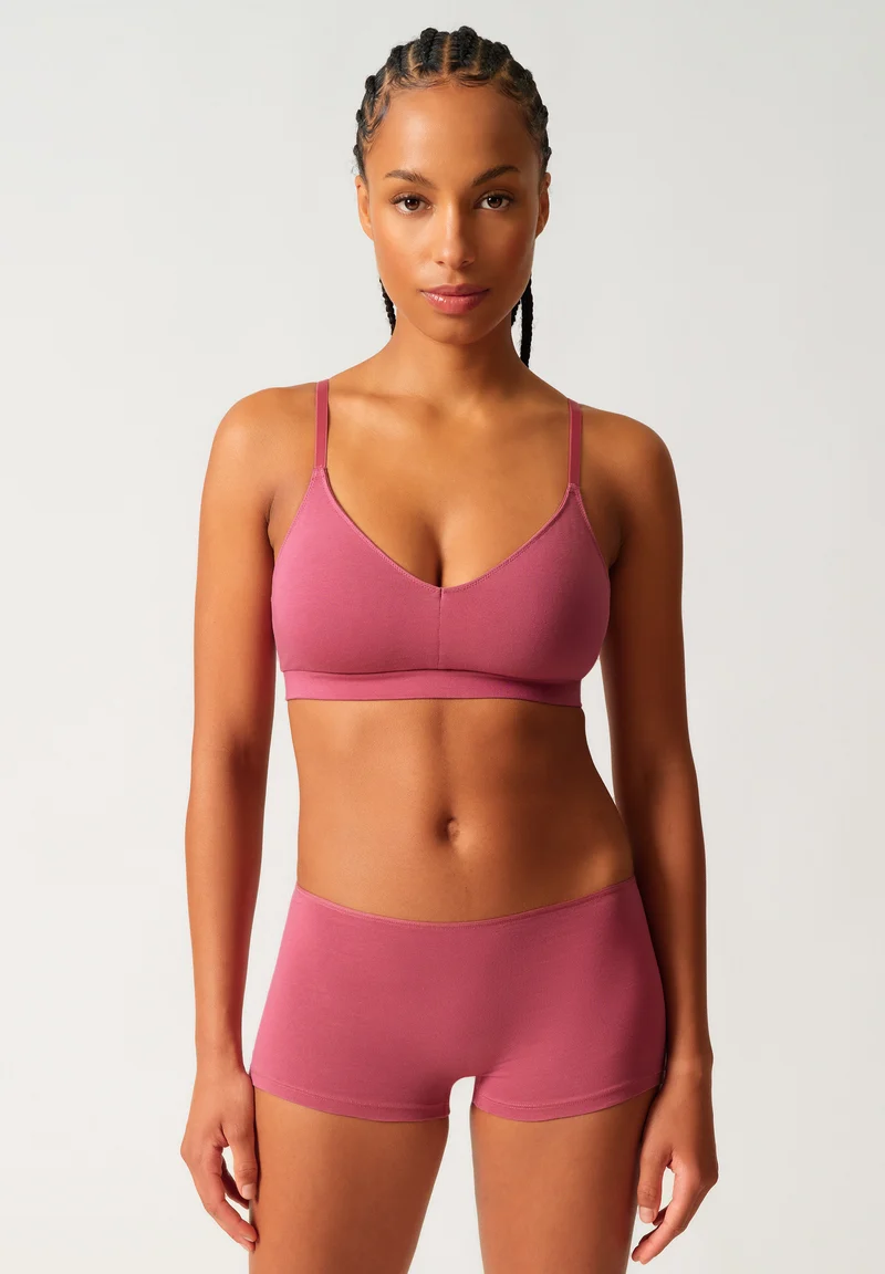 SKINY ADVANTAGE Cotton Stretch Soft bra remov. pads | rose wine 087109-08A136