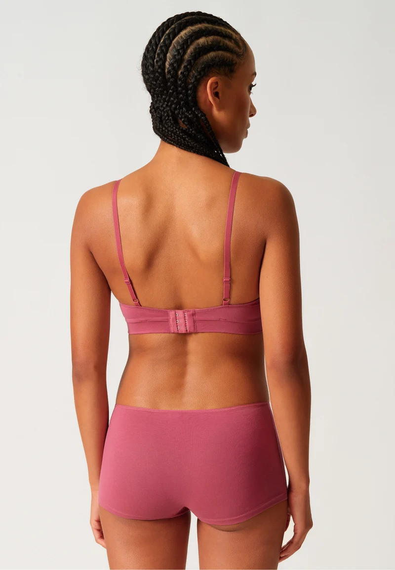 SKINY ADVANTAGE Cotton Stretch Soft bra remov. pads | rose wine 087109-08A136