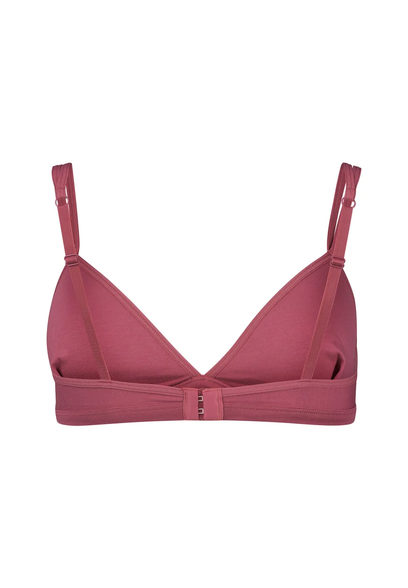 SKINY ADVANTAGE Cotton Stretch Padded triangle bra | rose wine 087102-08A136