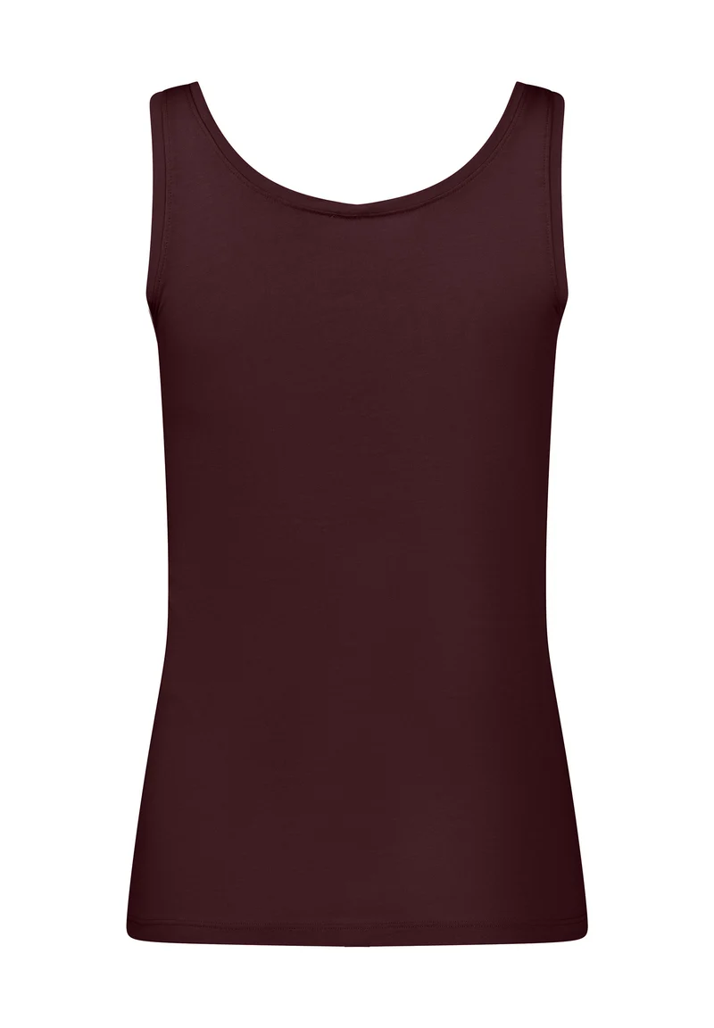 SKINY ADVANTAGE Cotton Stretch Tank top 2 pack | rosewine selection 087098-08A139