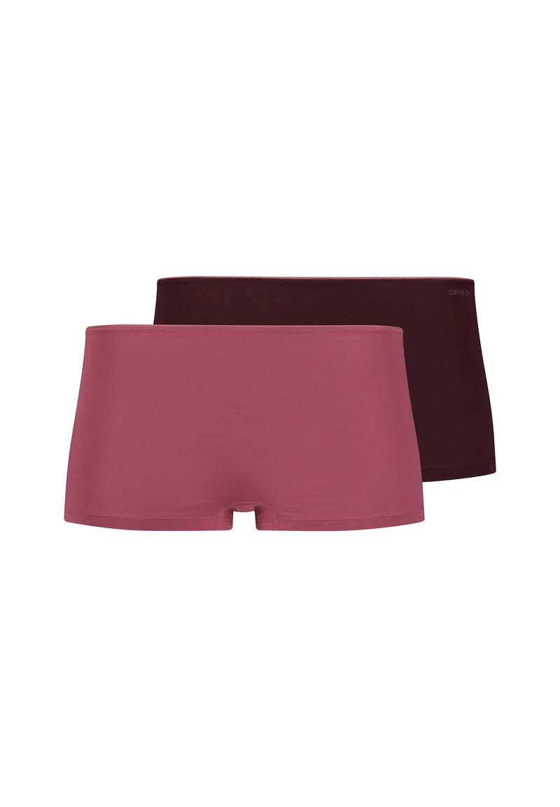 SKINY ADVANTAGE Cotton Stretch Boyleg shorts 2 pack | rosewine selection 087081-08A139